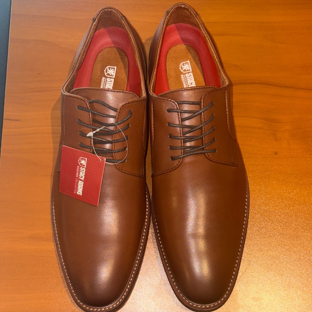 Stacy Adams Men's Tan Leather Oxfords